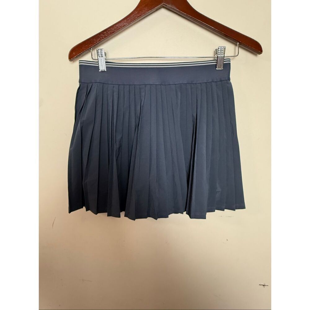 Athleta Girl New Pleat Perfect Skort XXL 16 597398 Gray Attached Shorts